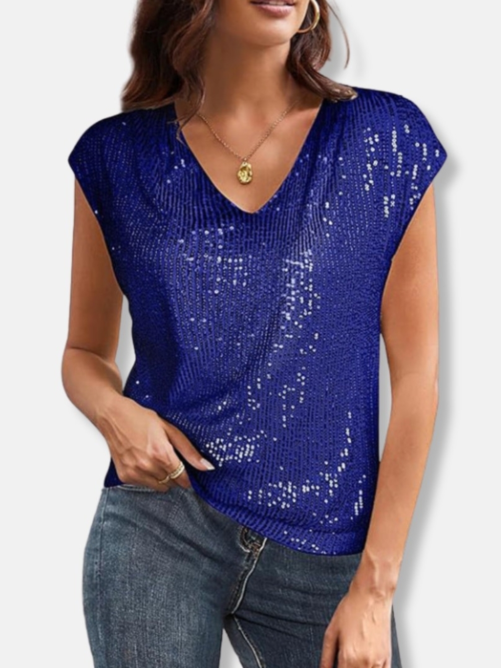 MODERN COLLECTION Sequined Blouse